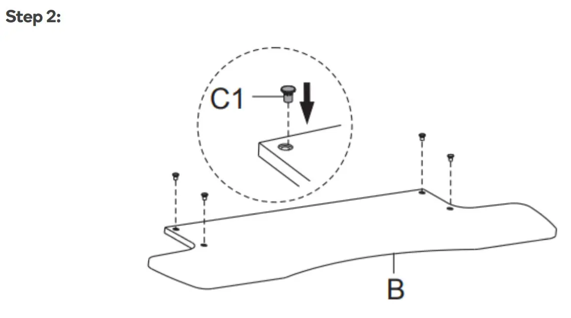 ERGOLUX ELDSKRPLWOA PRO Height Adjustable Sit Stand Riser - ASSEMBLY2