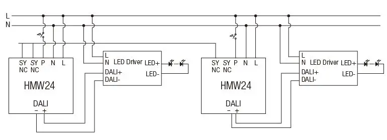 HYTRONIK-HMW24-Flush-Mount-Microwave-Dali-Sensor-fig-4
