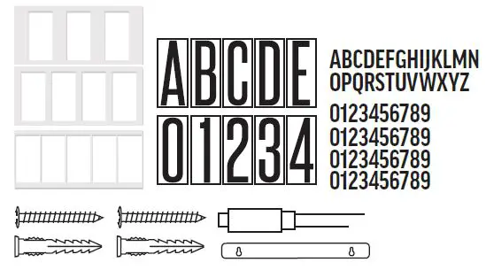 RELIABILT 5144304 Solar LED Address Sign-1