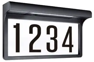 RELIABILT 5144304 Solar LED Address Sign