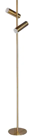 Dainolite-CST-6112LEDF-Aged-Brass-Stick-Floor-Lamp-product-image