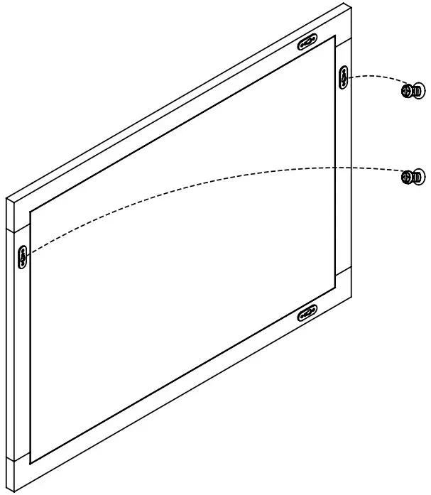 HOME DECORATORS COLLECTION Esparto MR 32 Inch Rectangular Framed Wall Bathroom Vanity Mirror - Figure 4