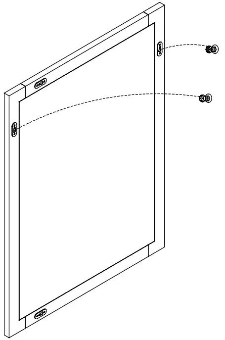 HOME DECORATORS COLLECTION Esparto MR 32 Inch Rectangular Framed Wall Bathroom Vanity Mirror - Figure 8