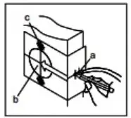 TownSteel CD CDC Series Cylindrical Locks - Installation and Template 1
