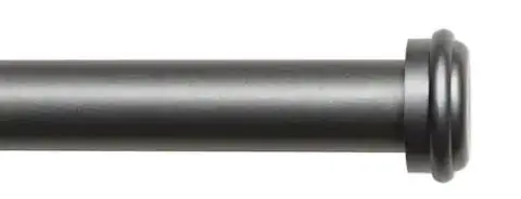 EXCLUSIVE HOME Topper Outdoor 84 in 160 in Adjustable 1 in Double Outdoor Curtain Rod Kit