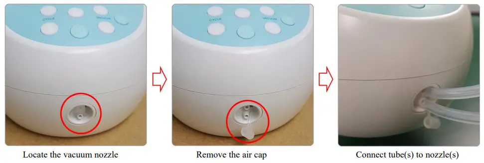 Spectra S1 Plus S2 Plus - Tubing to the Pump