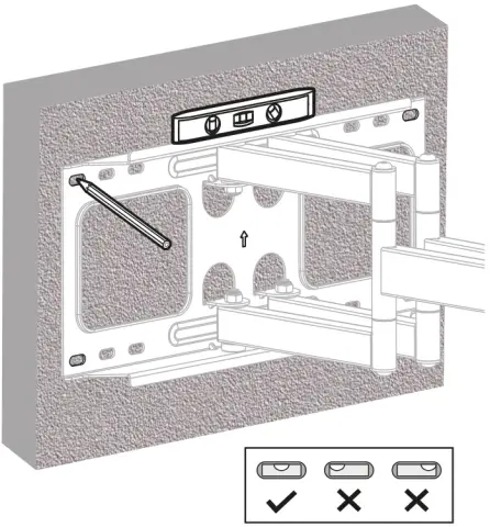 equip 650335 37-80 Inch Full Motion TV Wall Mount Bracket B03