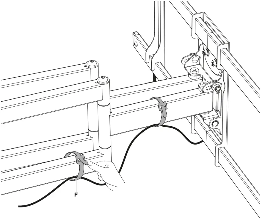 equip 650335 37-80 Inch Full Motion TV Wall Mount Bracket B15