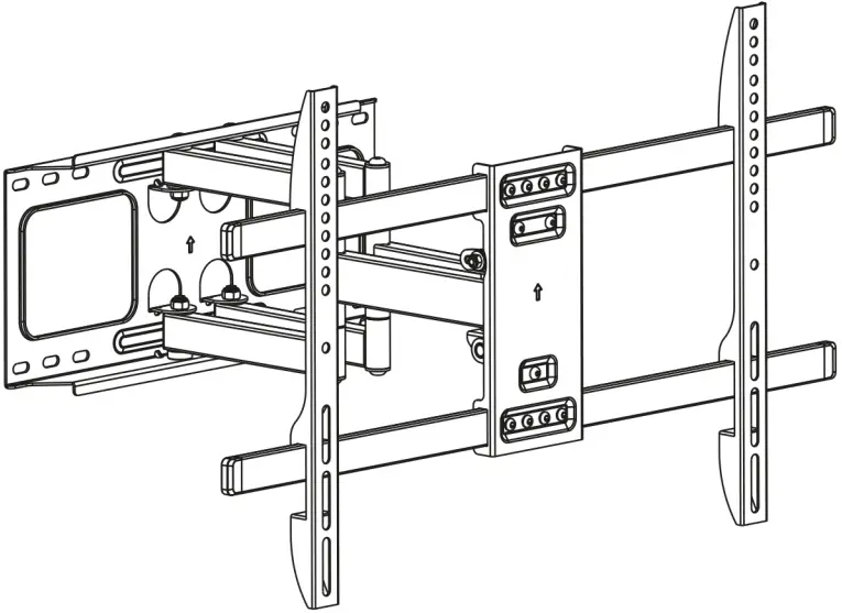 equip 650335 37-80 Inch Full Motion TV Wall Mount Bracket