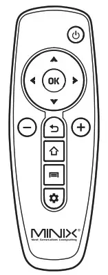 MINIX NEO U22 XJ Max 4K Ultra HD Android Media Hub - control