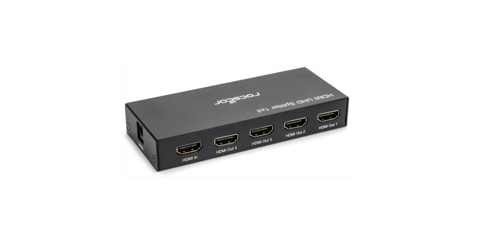Rocstor Y10c294-b1 4-port Hdmi Splitter User Manual