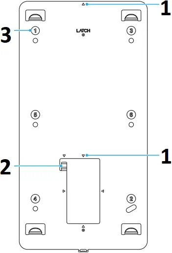 LATCH Building Intercom System - Mounting Plate 1