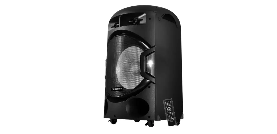 Panacom Portable Speaker With Wireless Bt Connection 840-lzr User Manual