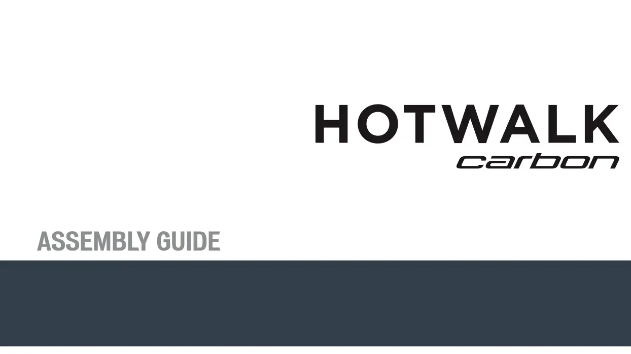 SBC 2021 Hotwalk Carbon Bike User Guide