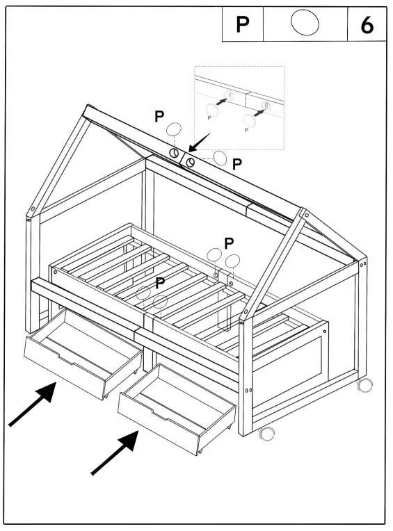 OTTO WF289696AAW House Bed - Fig 12