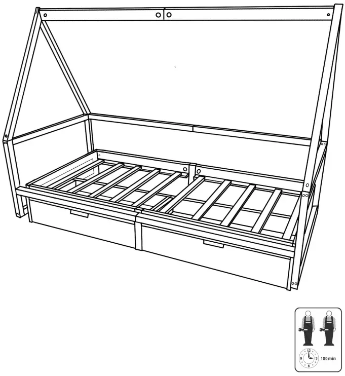 OTTO WF289696AAW House Bed