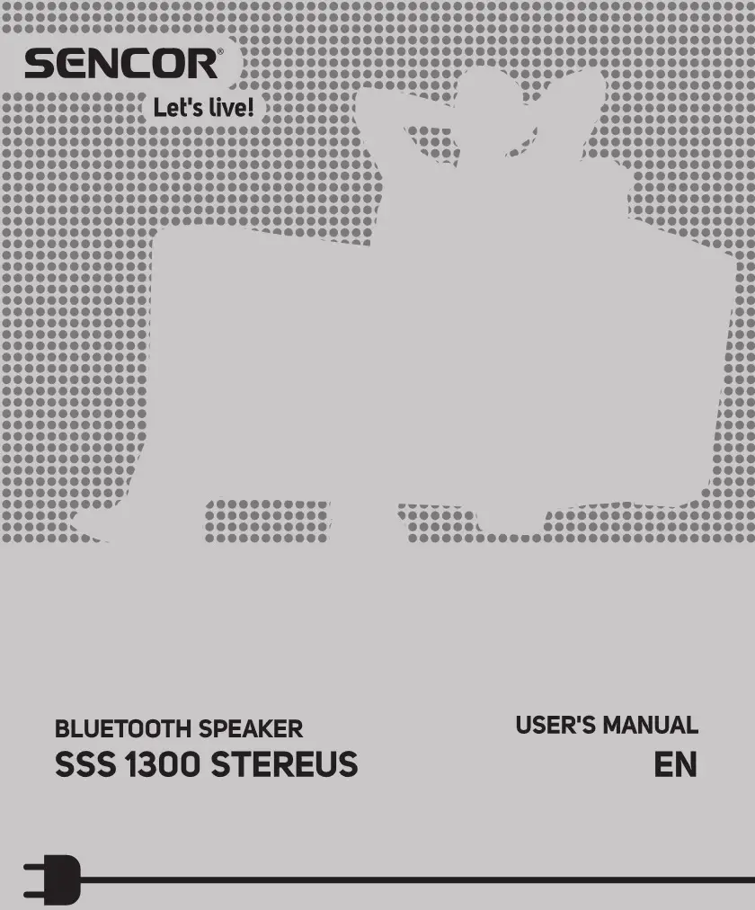 SENCOR BLUETOOTH SPEAKER SSS 1300 STEREUS USER MANUAL
