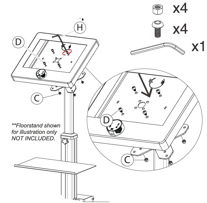 CTA PAD-PARAWPCL Universal Digital Password Locking Security Wall Mount Enclosure 6