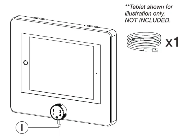 CTA PAD-PARAWPCL Universal Digital Password Locking Security Wall Mount Enclosure 8