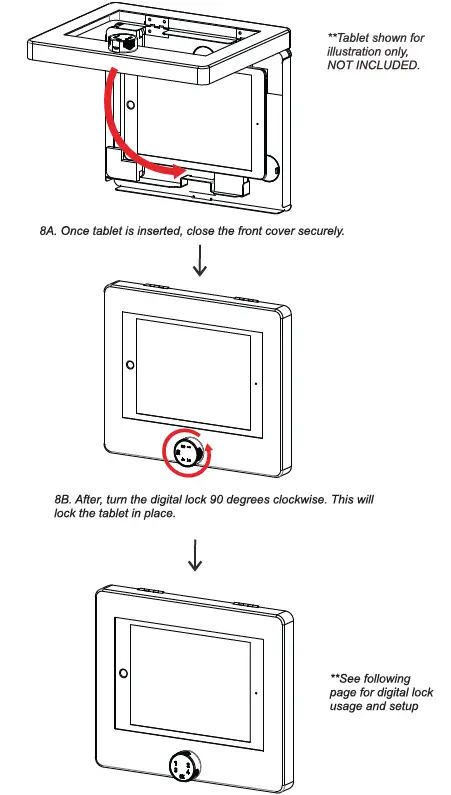 CTA PAD-PARAWPCL Universal Digital Password Locking Security Wall Mount Enclosure 9