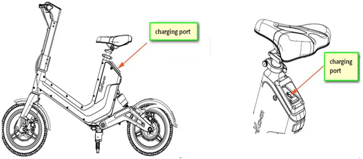 MATCHA JOE001 Electric Scooter - Charging the battery
