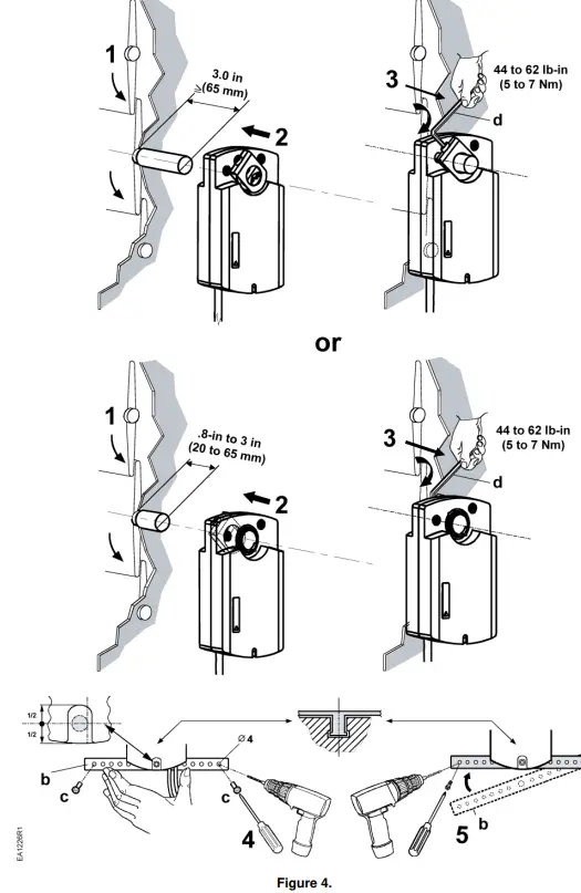 SIEMENS-OpenAir-GQD-Series-Electronic-Damper-Actuators-FIG-4