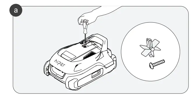 AIPER Seagull Plus Robotic Pool Cleaner - Rotor
