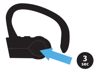 WAVE Sport True Wireless Earbuds - POWERING ON