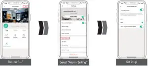 Body Detection Alarm Setting