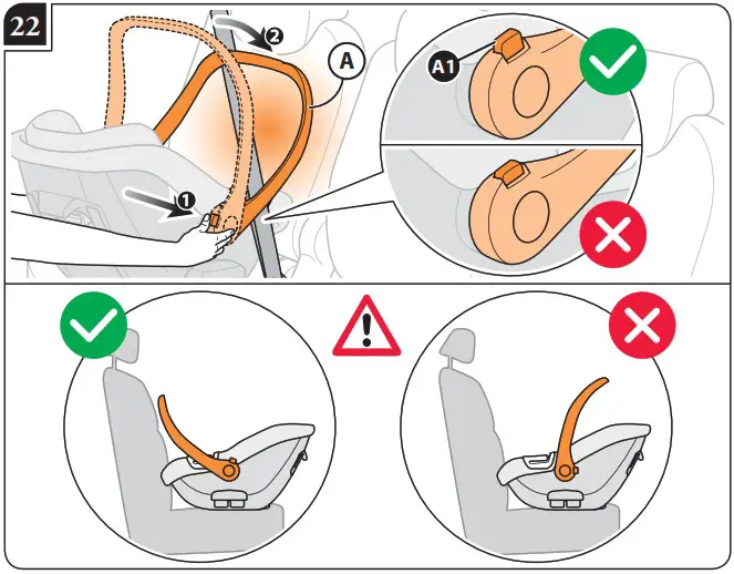 inglesina Darwin Infant Child Car Seat - Product Overview 10