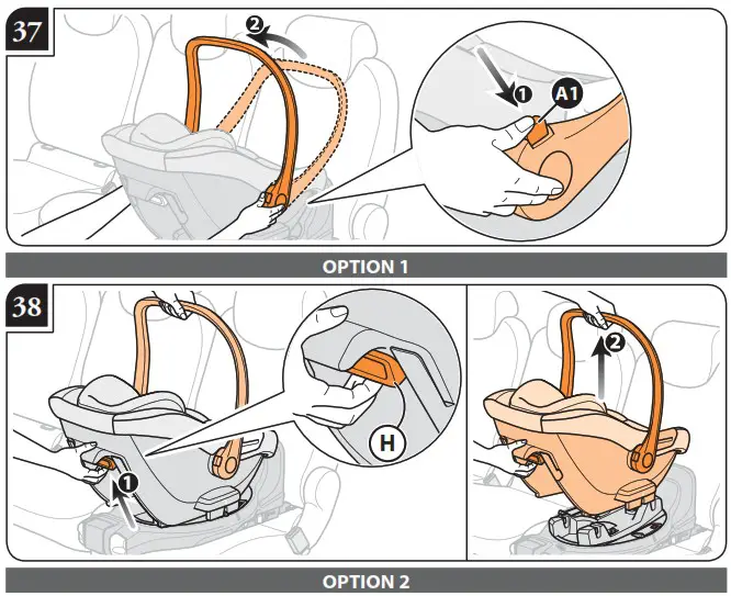 inglesina Darwin Infant Child Car Seat - Product Overview 20