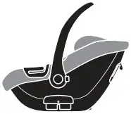 inglesina Darwin Infant Child Car Seat - USE CATEGORY 1