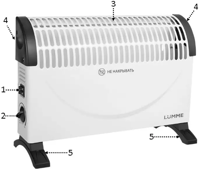 LUMME LU-CH606A Convection Heater A2