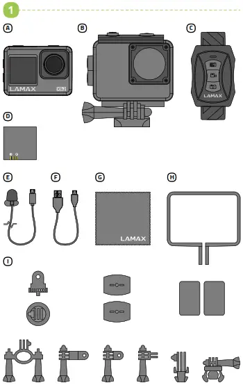 LAMAX X9.2 Action Camera 4K - Fig1