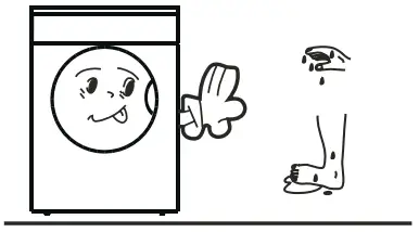 Midea MD100A70 Dryer - hands