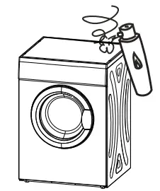 Midea MD100A70 Dryer - touch plug