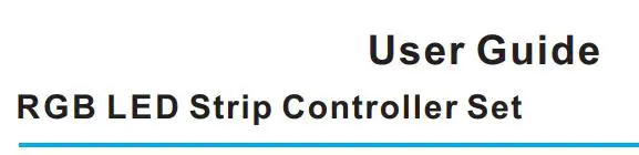 SuperLightingLED V3 RGB LED Strip Controller Set User Guide