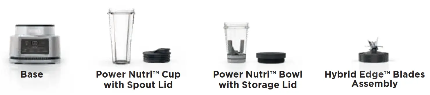 NINJA CB100UK Power Nutri Blender 2-in-1 -NINJA CB100UK