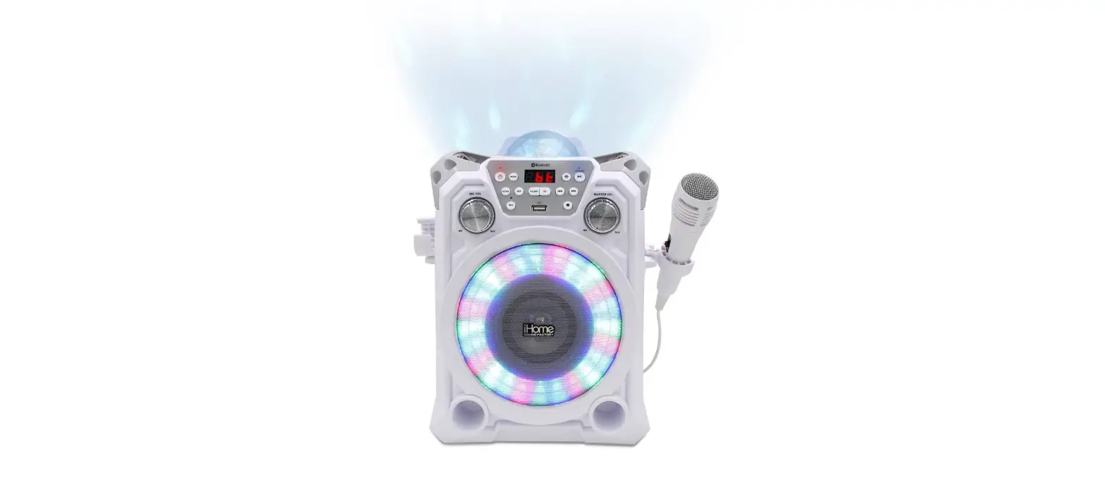 Ihome Bluetooth Karaoke With Party Lights Isf-22 User Guide