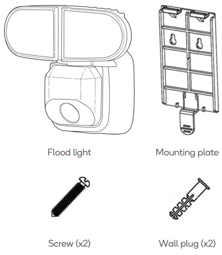 kogan NBOTLTFLBPA Battery Powerd Outdoor -- COMPONENTS