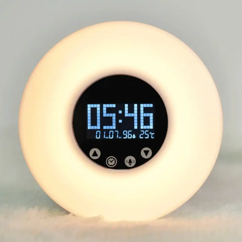 Dutch Digital Sunrise Alarm Led Clock Do-ce-wl01-w User Manual