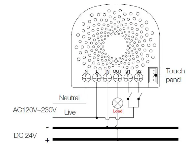 Aeotec AEOEZW139 Single Nano Switch User Manual - terminal should be connected
