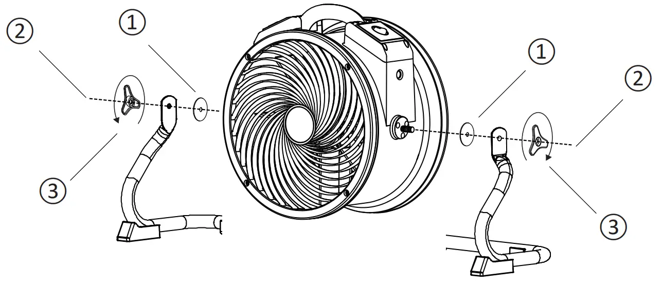 XPOWER FC-100 Air Circulator, Carpet Dryer - Operation