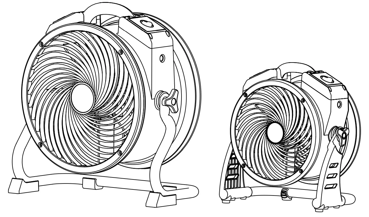 XPOWER FC-100 Air Circulator, Carpet Dryer