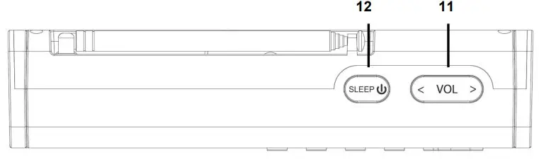 Roadstar TRA-300D+ Portable DAB+ FM Radio - TOP