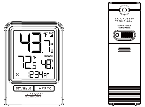 LA CROSSE TECHNOLOGY 308-1409BTV3 Temperature Sensor - figure 1
