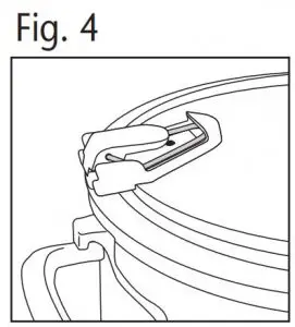 FIG 4 UNLOCKING THE LID