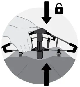 anko Jolla Instant-Up Beach Shelter - TAKE DOWN 1
