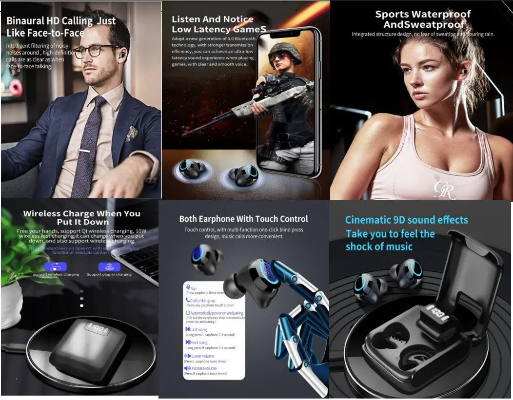 Shenzhen i11 TWS Bluetooth Earbuds - FUNCTIONS