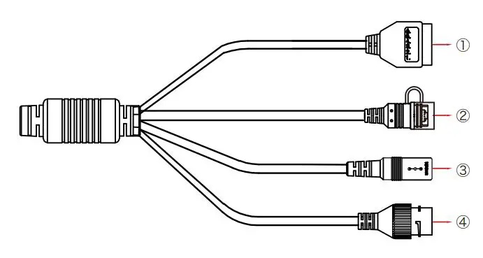 Longse BMMH32 Dual Smart IP Camera User Guide - Cable Description